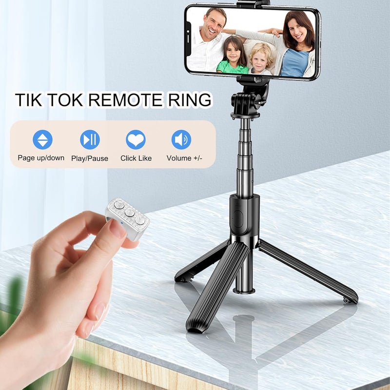GEVO Remote Control Page Turner for TikTok - Bluetooth Scrolling Ring for iPhone iPad Android Ebook Reading, Camera Video Shutter for Smart Phone (Silver) - Image 3